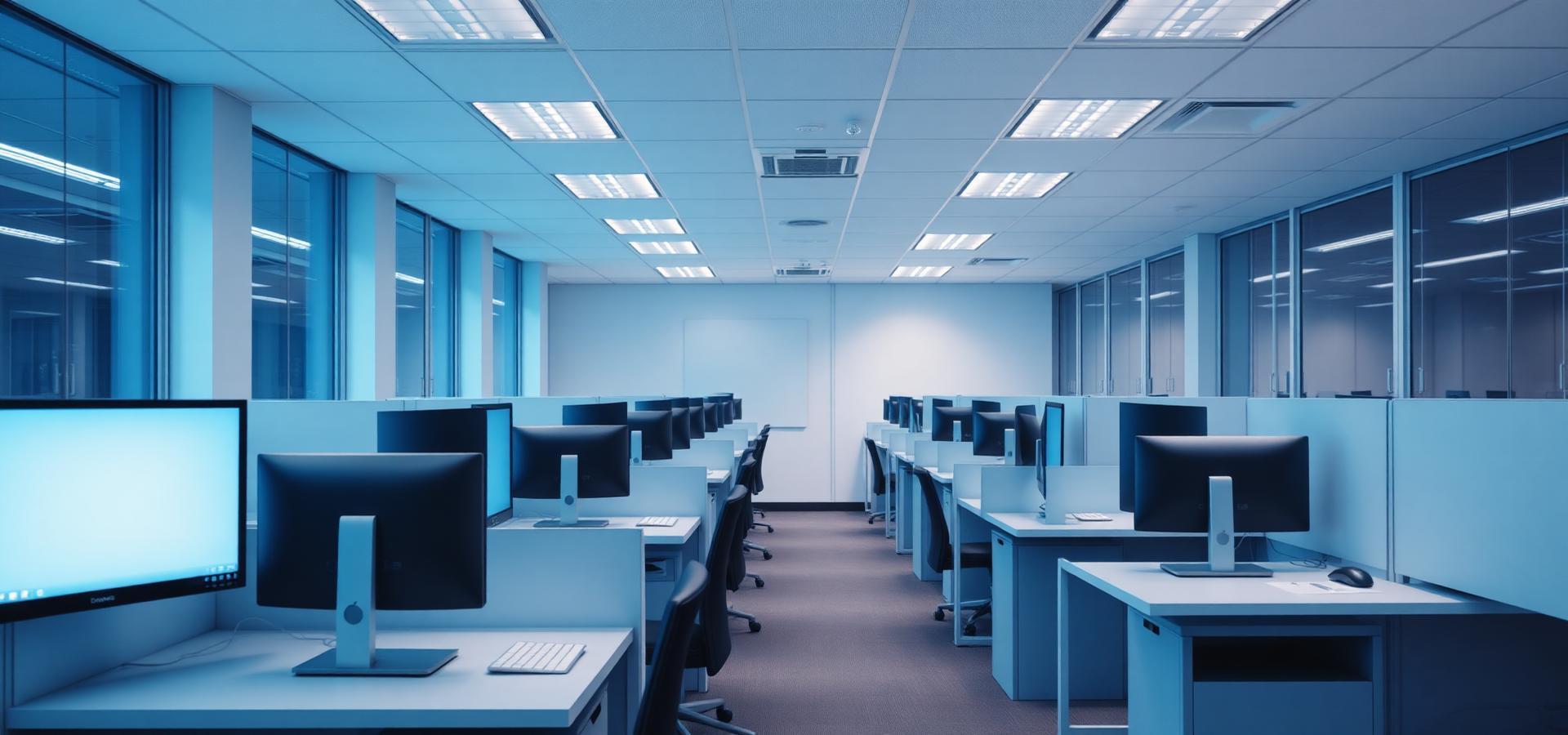 Escritório corporativo com estações de trabalho MULTIPC